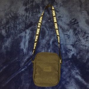 Love pink cross body purse